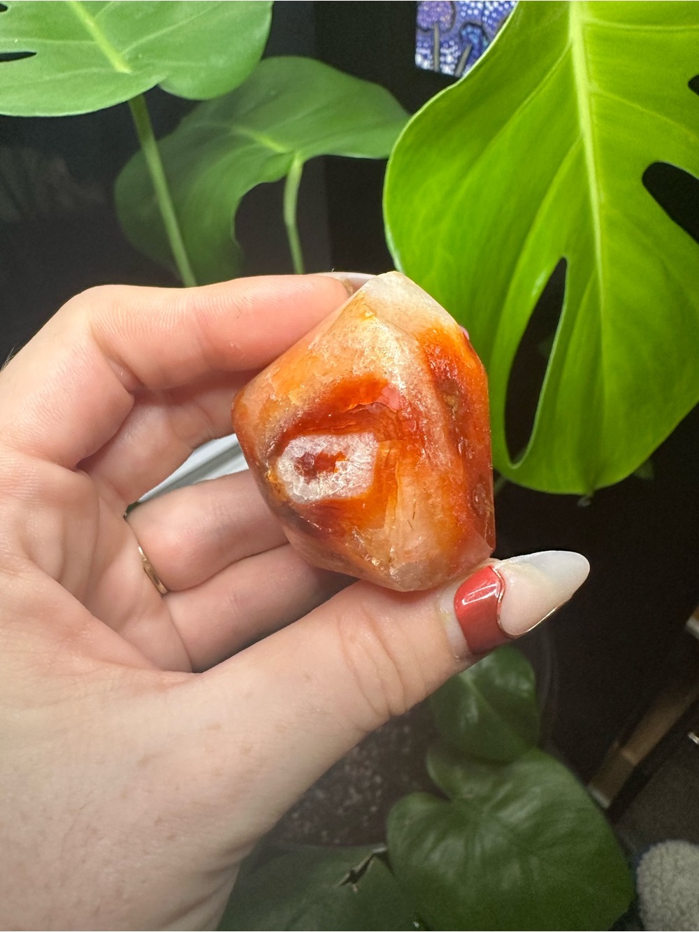 Carnelian Crystal Red Flame Mini Freeform